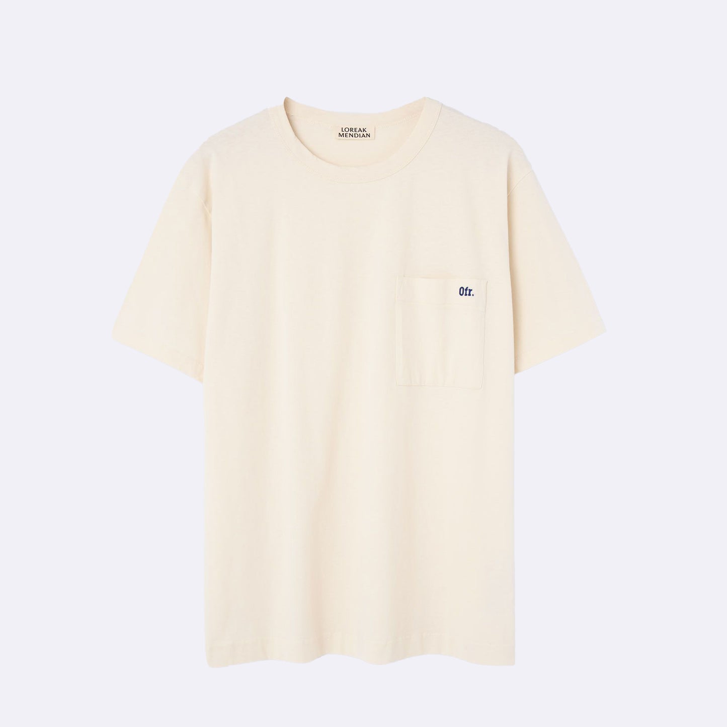 Loreak Mendian Tee Shirt OFR T Ecru