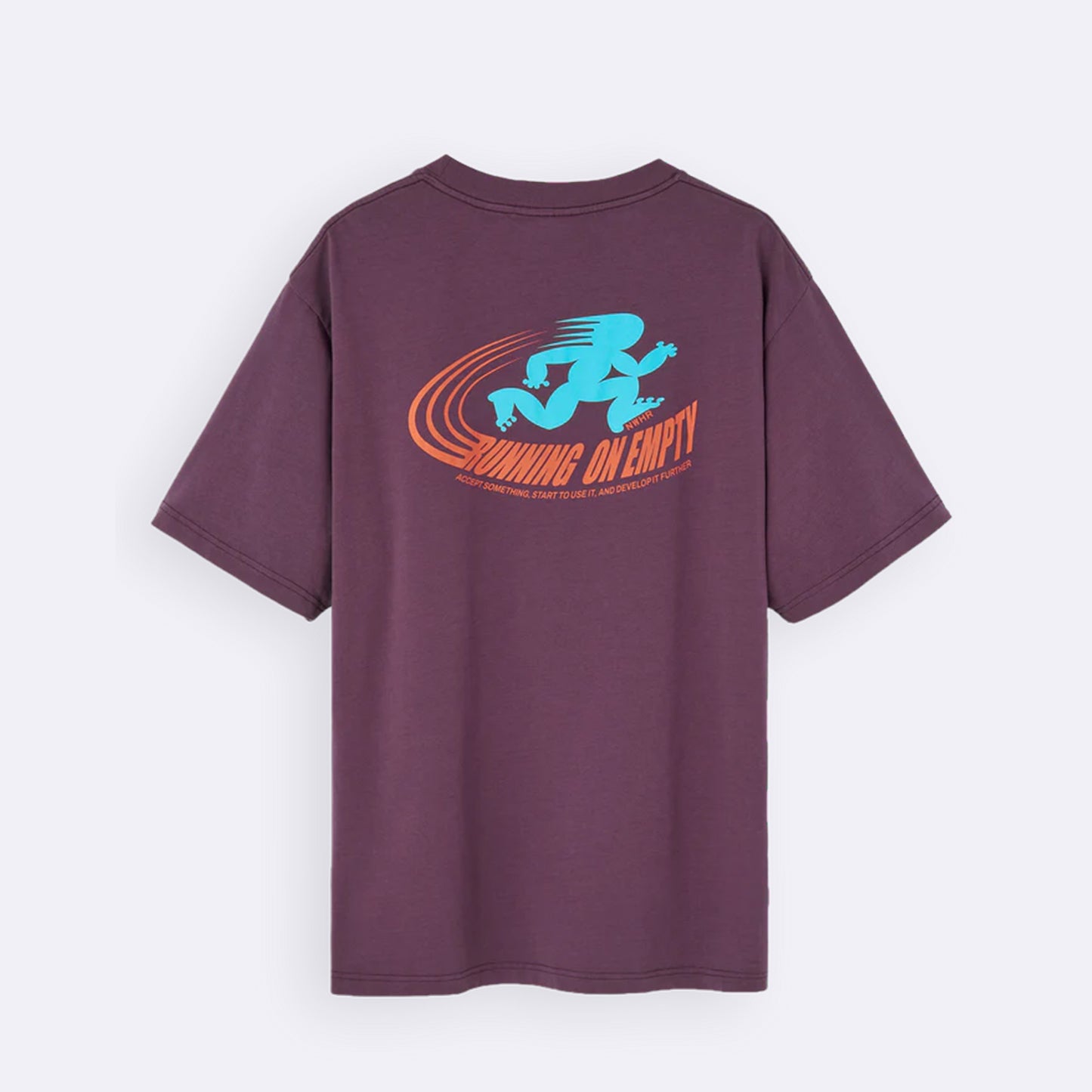 Nwhr Tee Shirt Running Burgundy