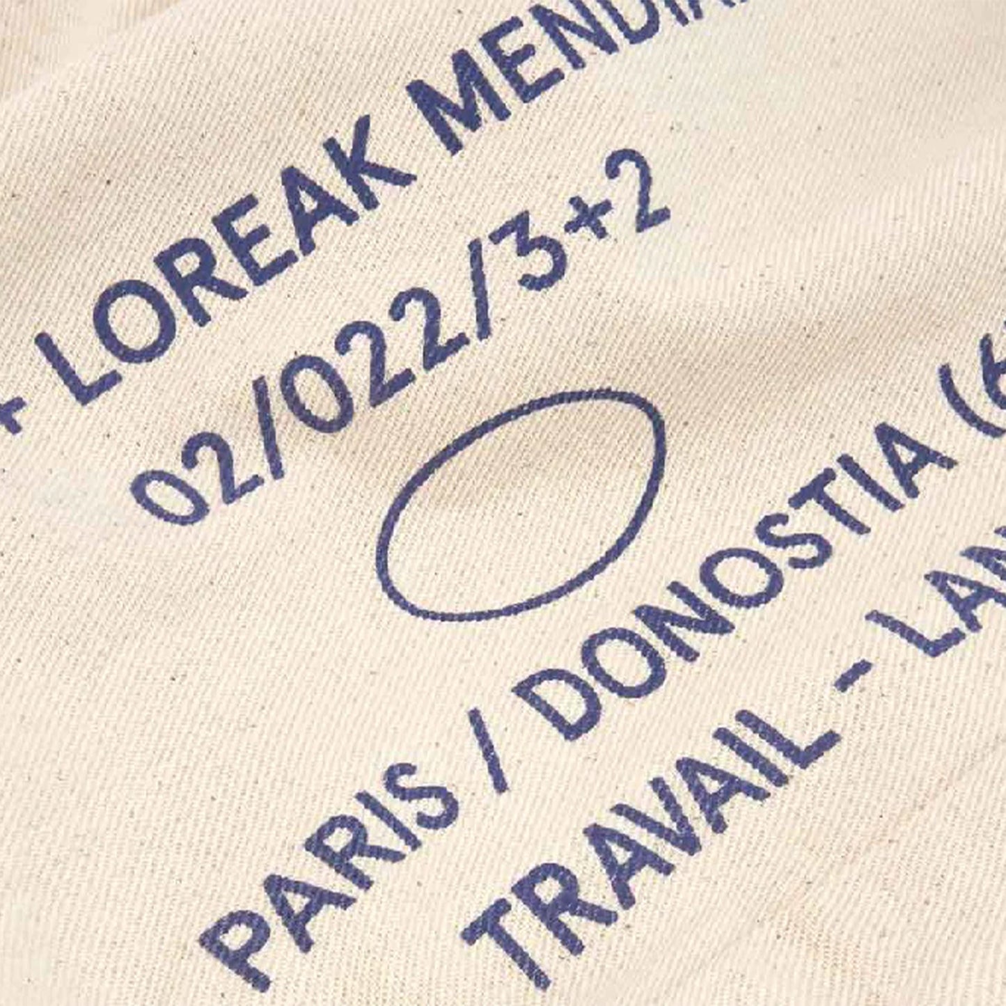 Loreak Mendian Travail Tote Ecru