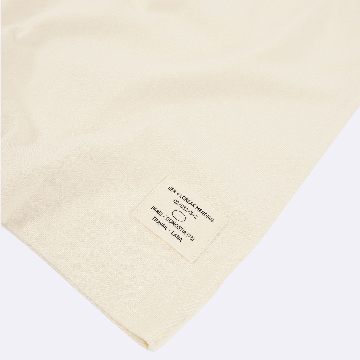 Loreak Mendian Tee Shirt OFR T Ecru