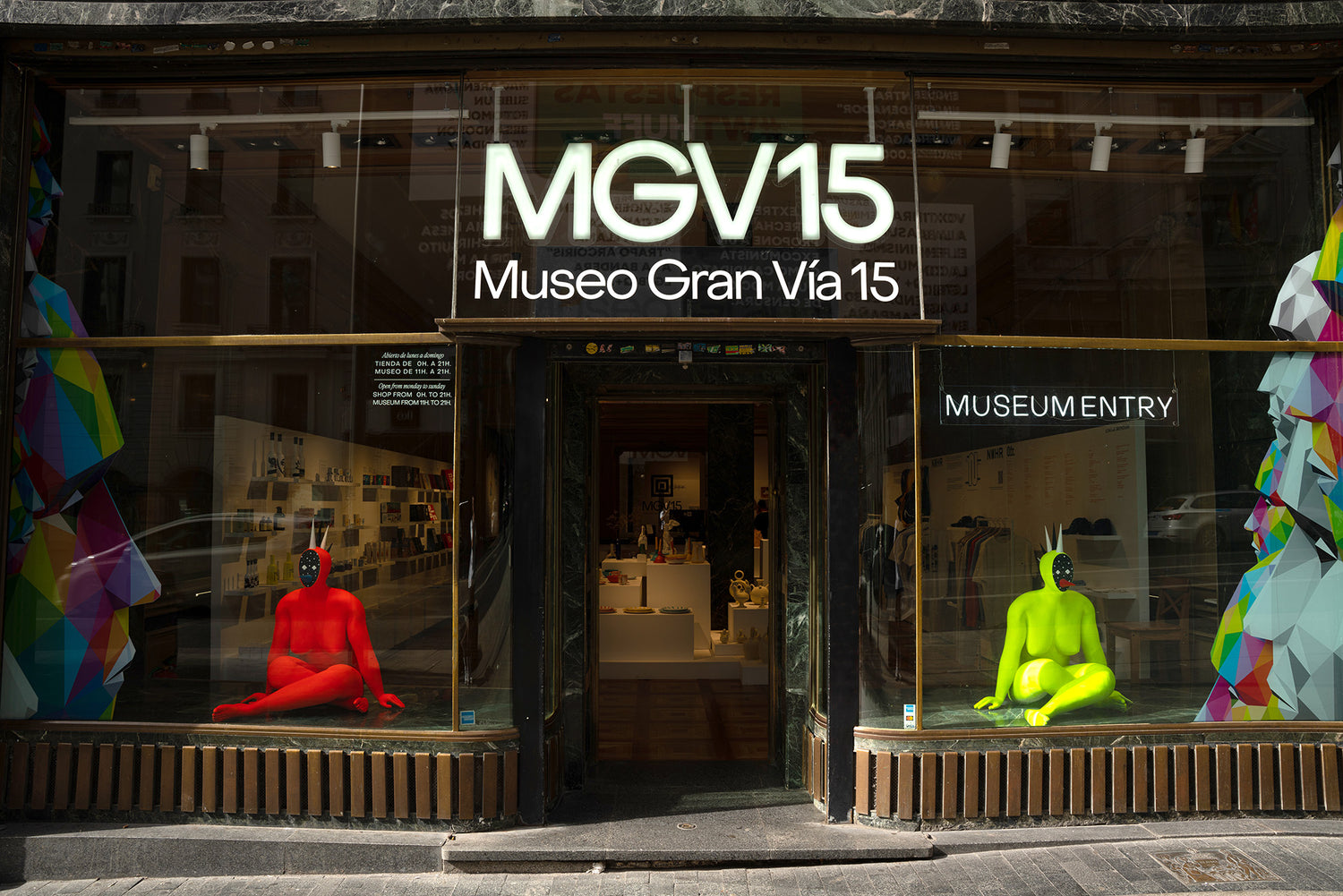 Escaparate del Museo Gran Vía 15