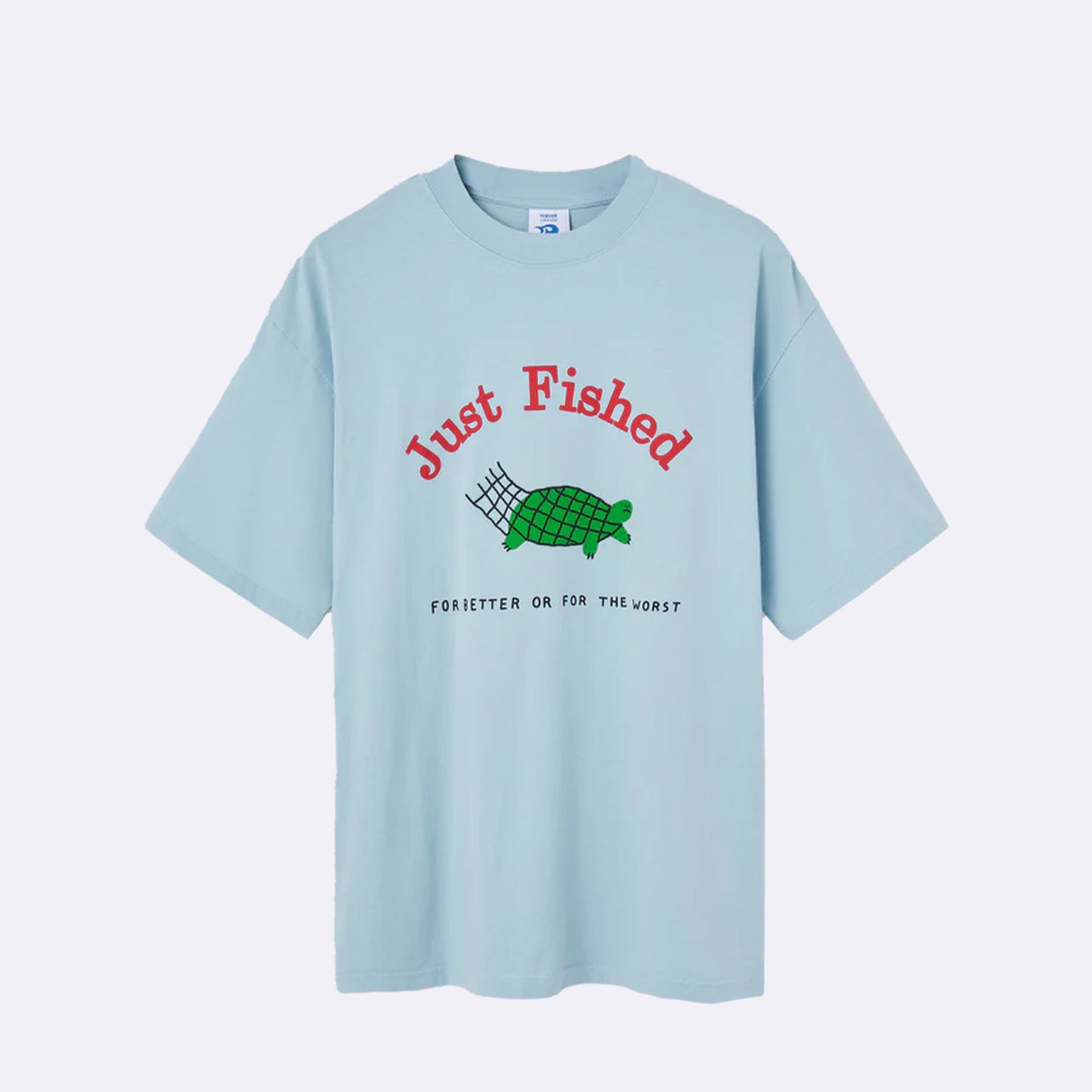Nwhr Just Fished Tee Shirt Blue