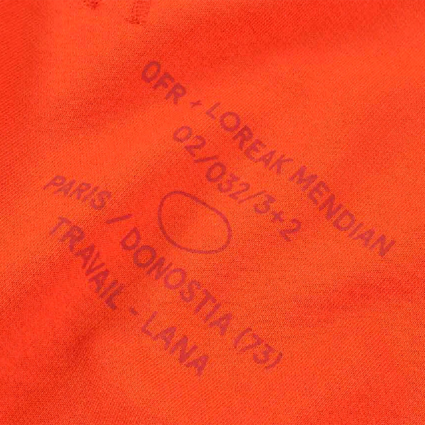 Loreak Mendian Sweatshirt OFR Cew Orange