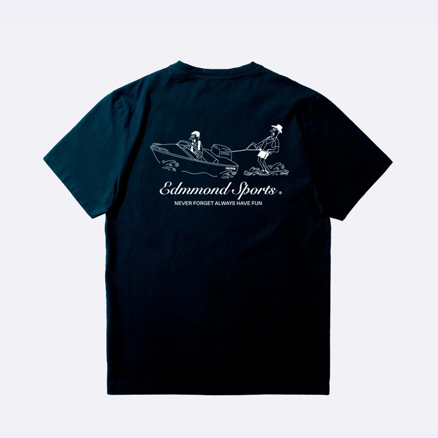 Edmmond Studios Calypso II T-Shirt Plain Navy